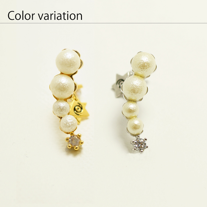 KASCANAL】 WFGradient Rich 4Pearl (右耳用)