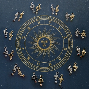 【Horoscope】 12星座チャーム(ネコポスOK) 4,400円(税込)以上 送料無料